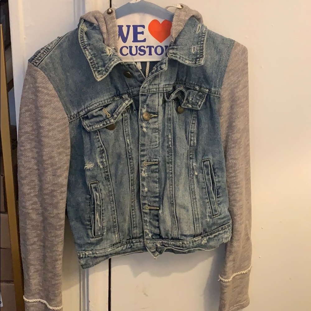 Free People Denim Jean Jacket